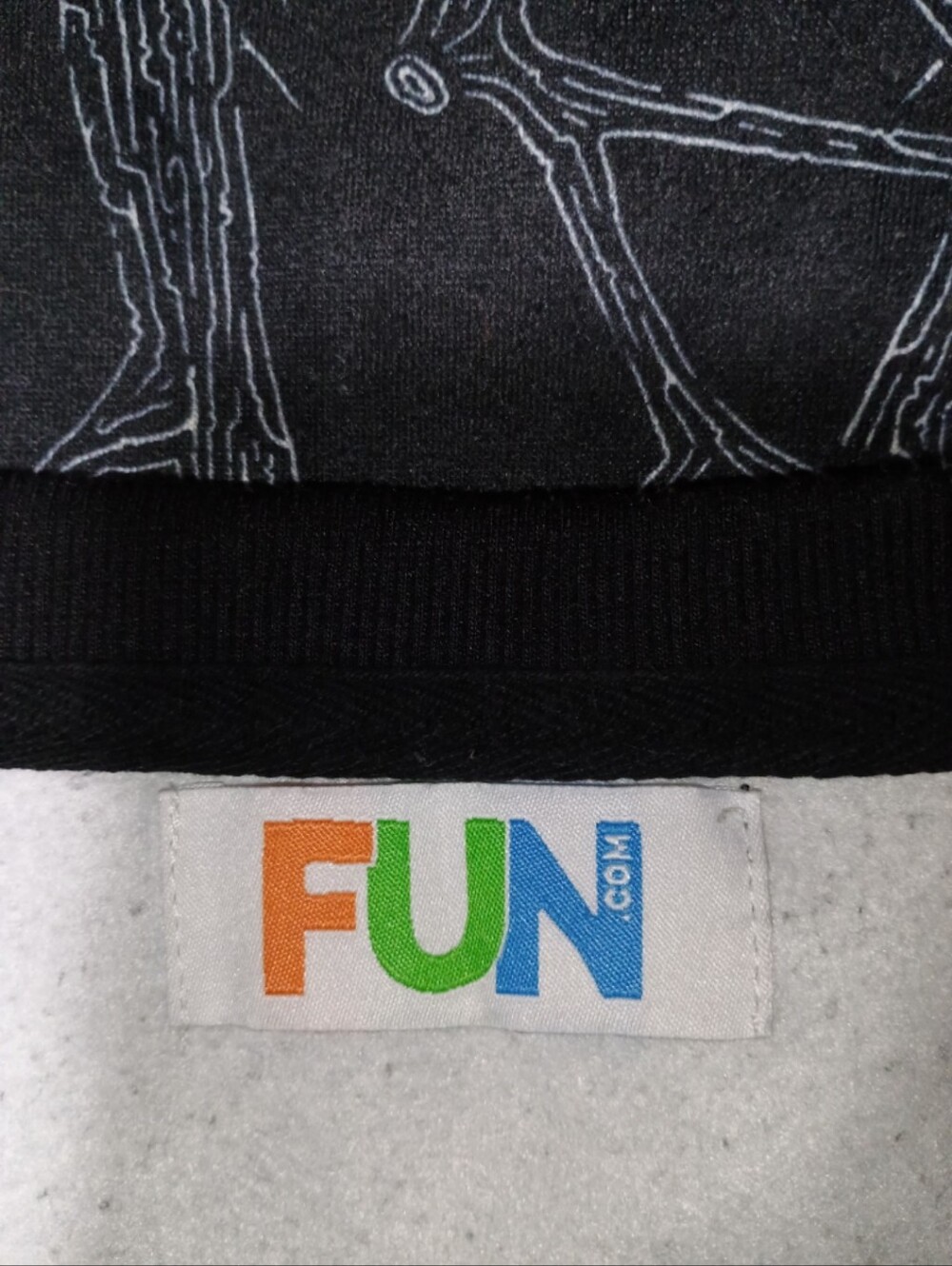 FUN Graphic Skull Forest Crewneck Sweatshirt Goth Grunge Halloween Unisex - Picture 3 of 4